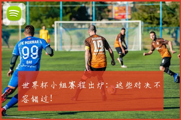 世界杯小组赛程出炉:这些对决不容错过!